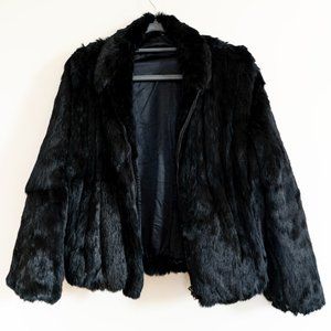 100% Vintage Rabbit Fur Coat